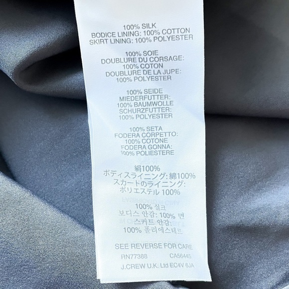 J. Crew Silk Strapless dress - Picture 5 of 8